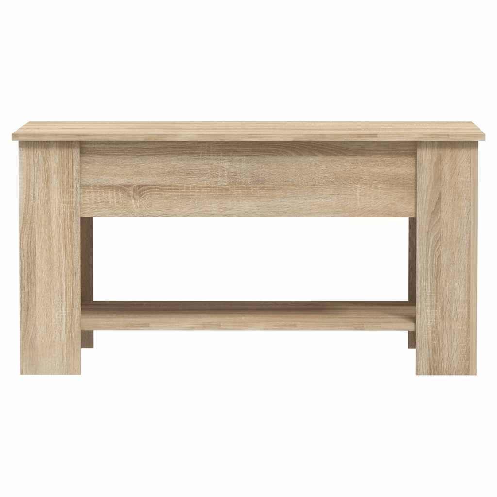 Salongbord sonoma eik 101x49x52 cm konstruert tre