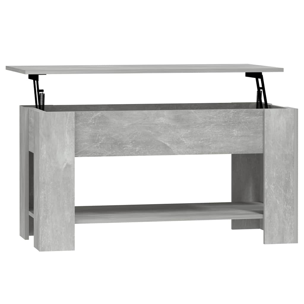 Salongbord betonggrå 101x49x52 cm konstruert tre
