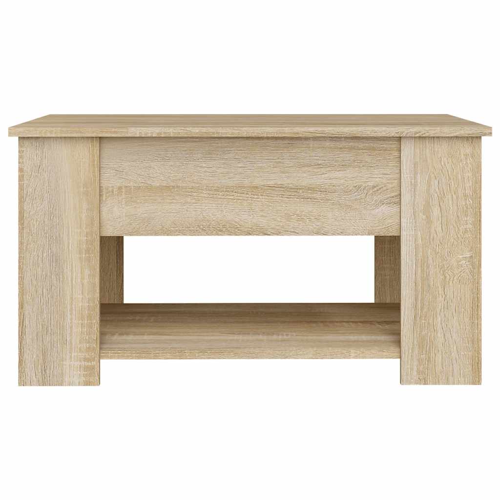 Salongbord sonoma eik 79x49x41 cm konstruert tre