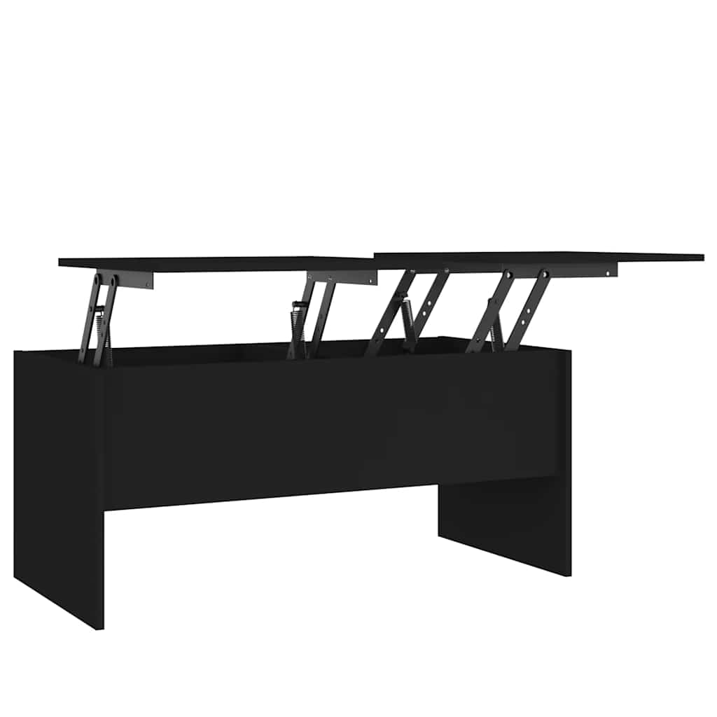 Salongbord svart 102x50,5x46,5 cm konstruert tre