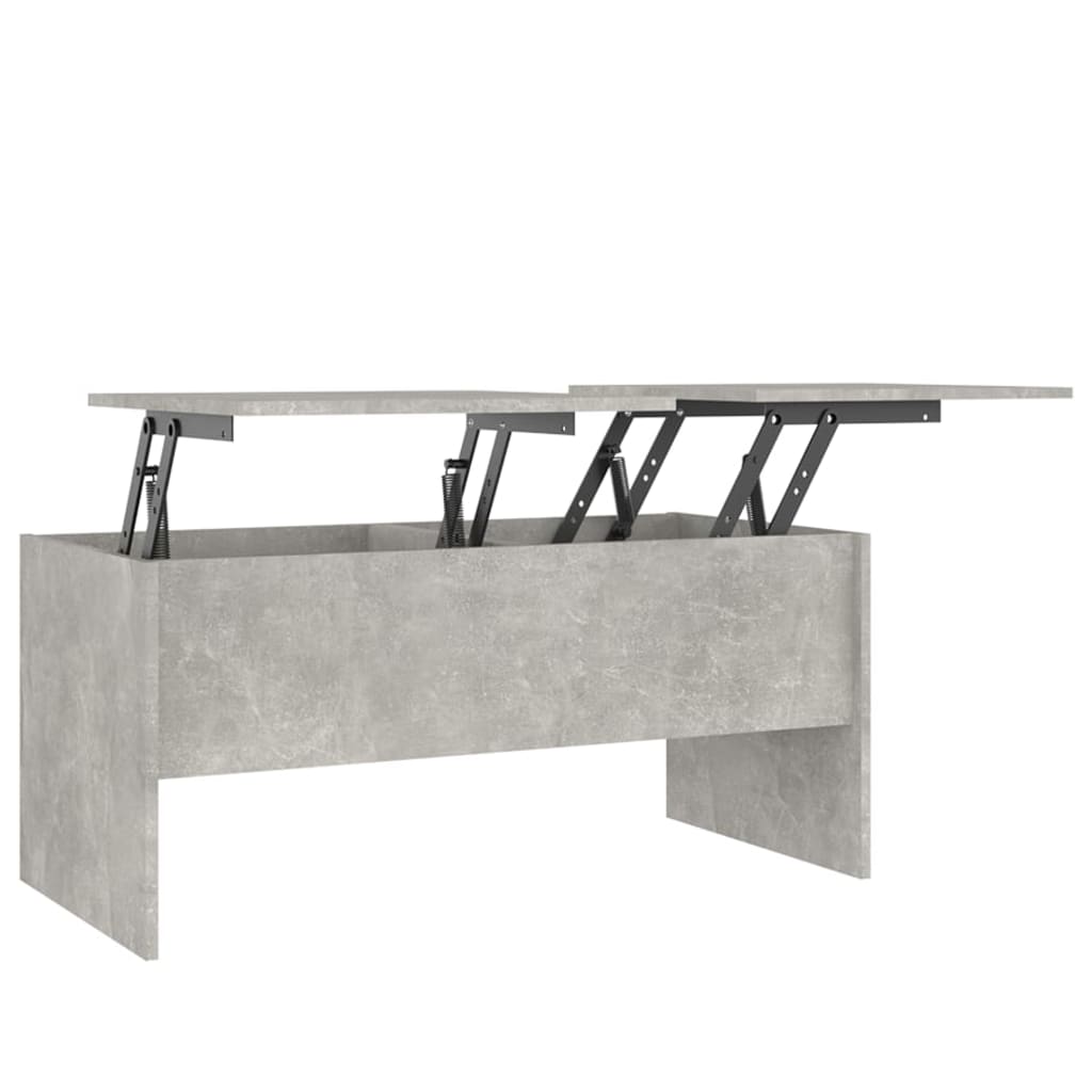 Salongbord betonggrå 102x50,5x46,5 cm konstruert tre