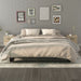 Nattbord 2 stk sonoma eik 40x35x47,5 cm