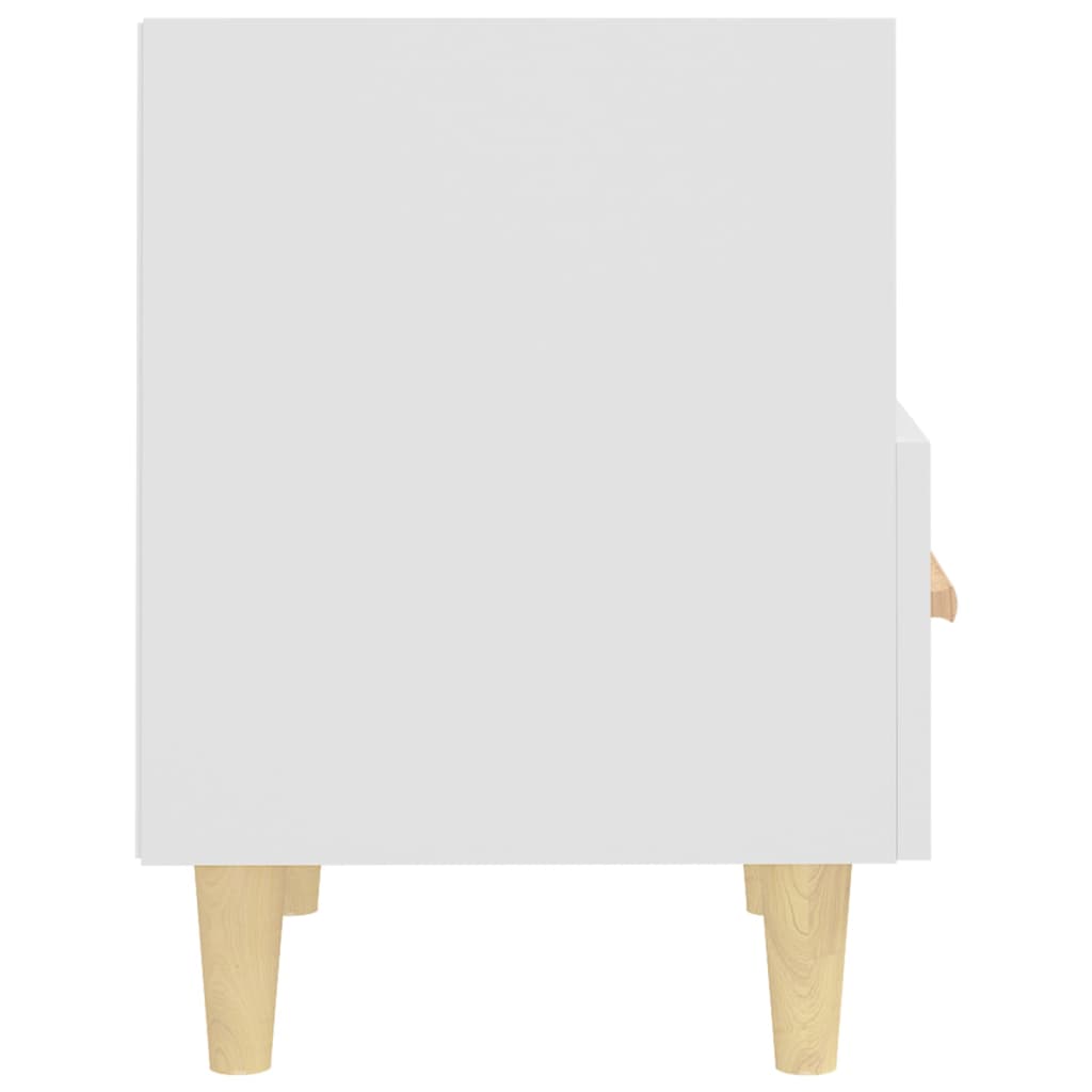 Nattbord 2 stk hvit 40x35x47 cm