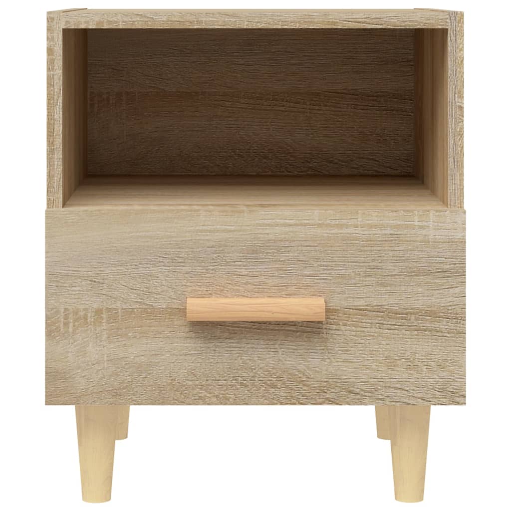 Nattbord 2 stk sonoma eik 40x35x47 cm