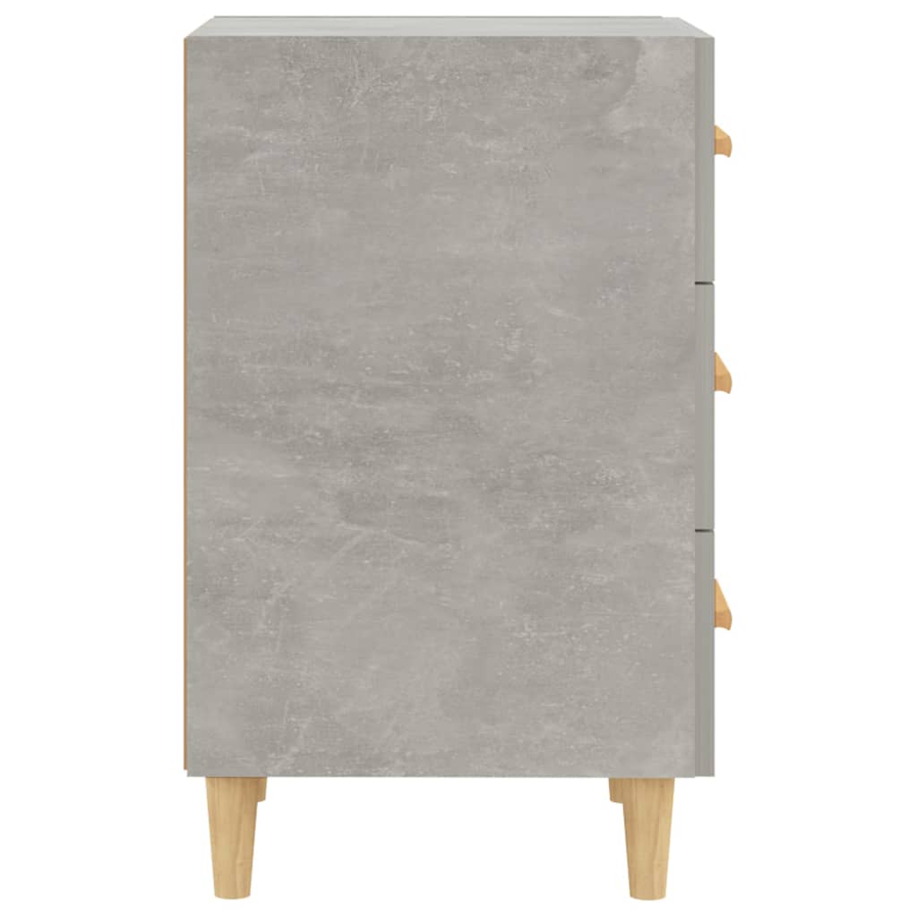 Nattbord betonggrå 40x40x66 cm konstruert tre