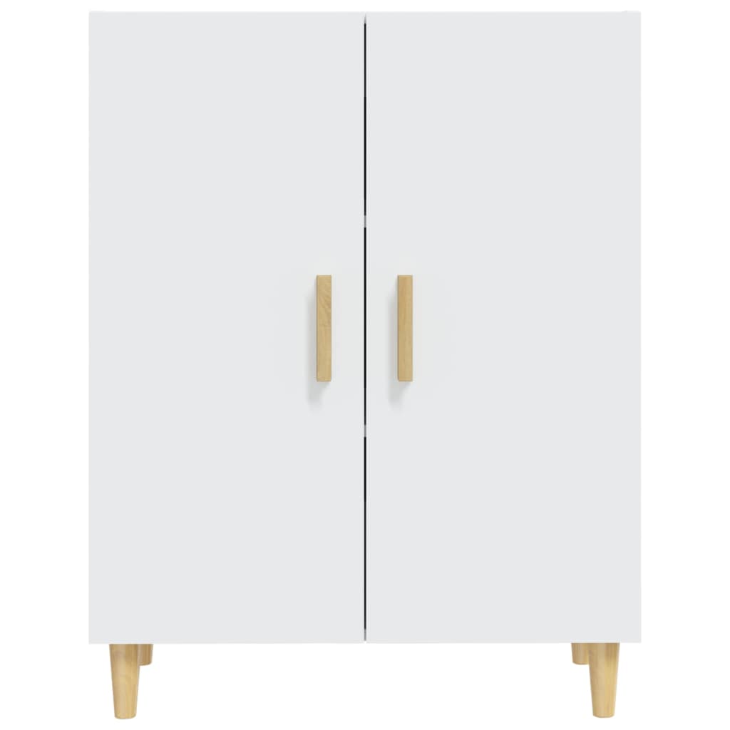 Skjenk hvit 70x34x90 cm konstruert tre