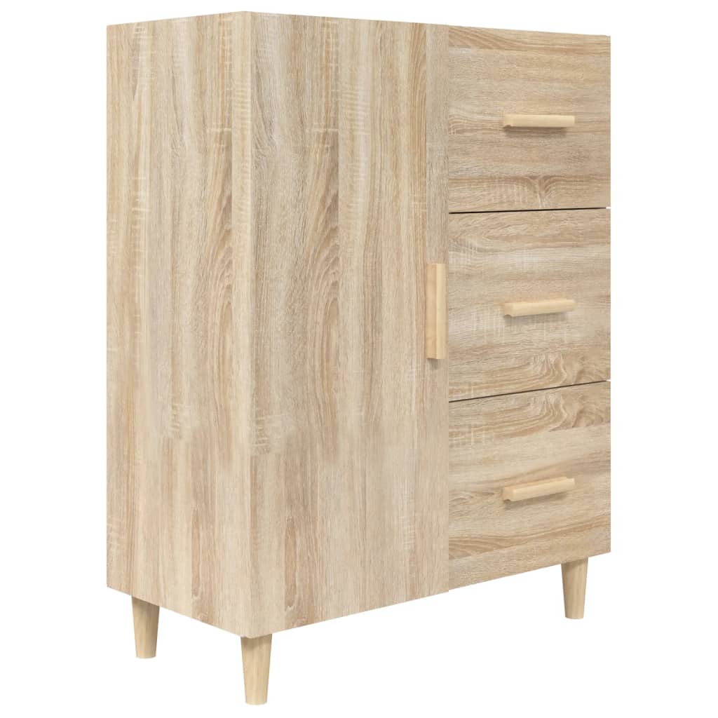Skjenk sonoma eik 69,5x34x90 cm konstruert tre