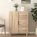 Skjenk sonoma eik 69,5x34x90 cm konstruert tre