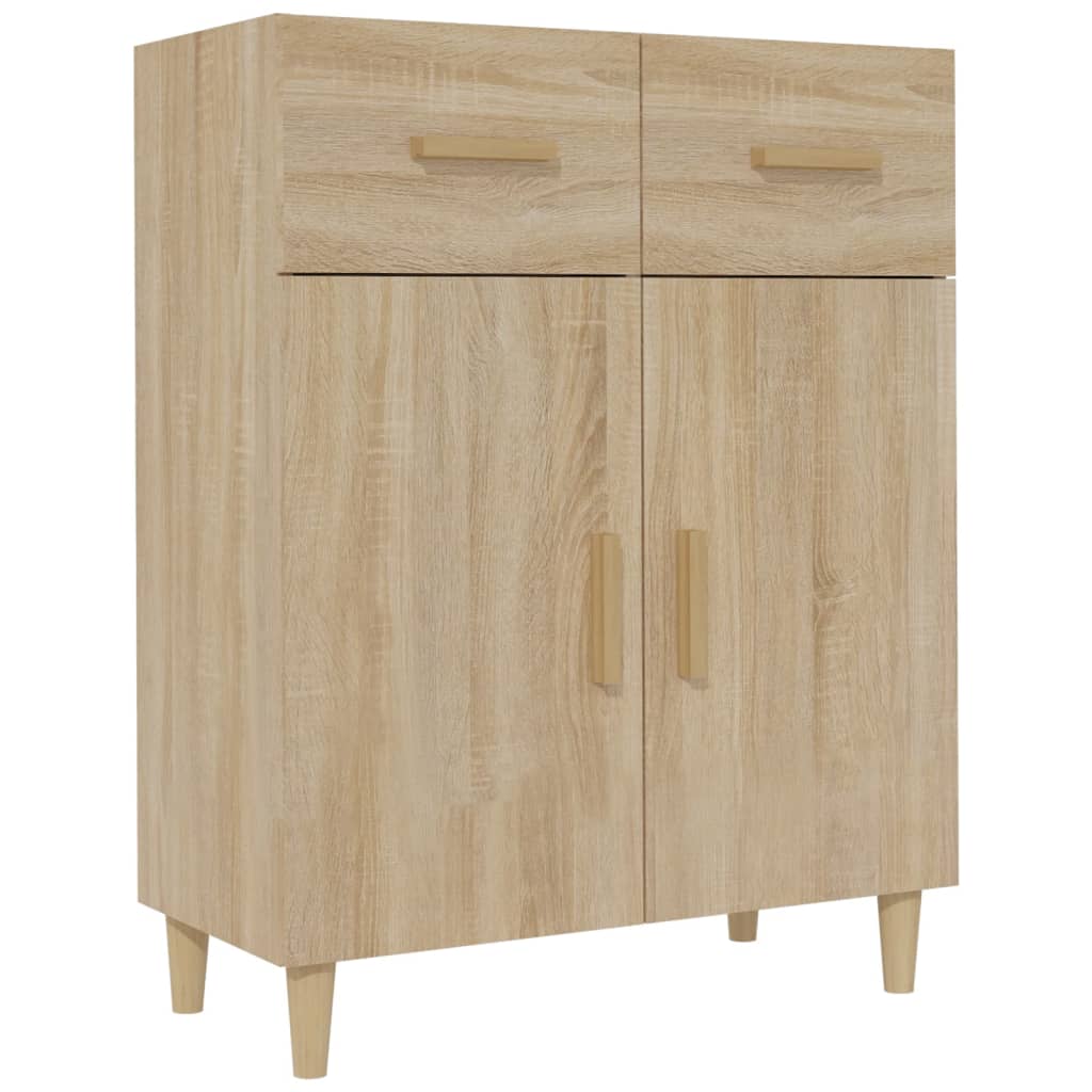Skjenk sonoma eik 69,5x34x89 cm konstruert tre