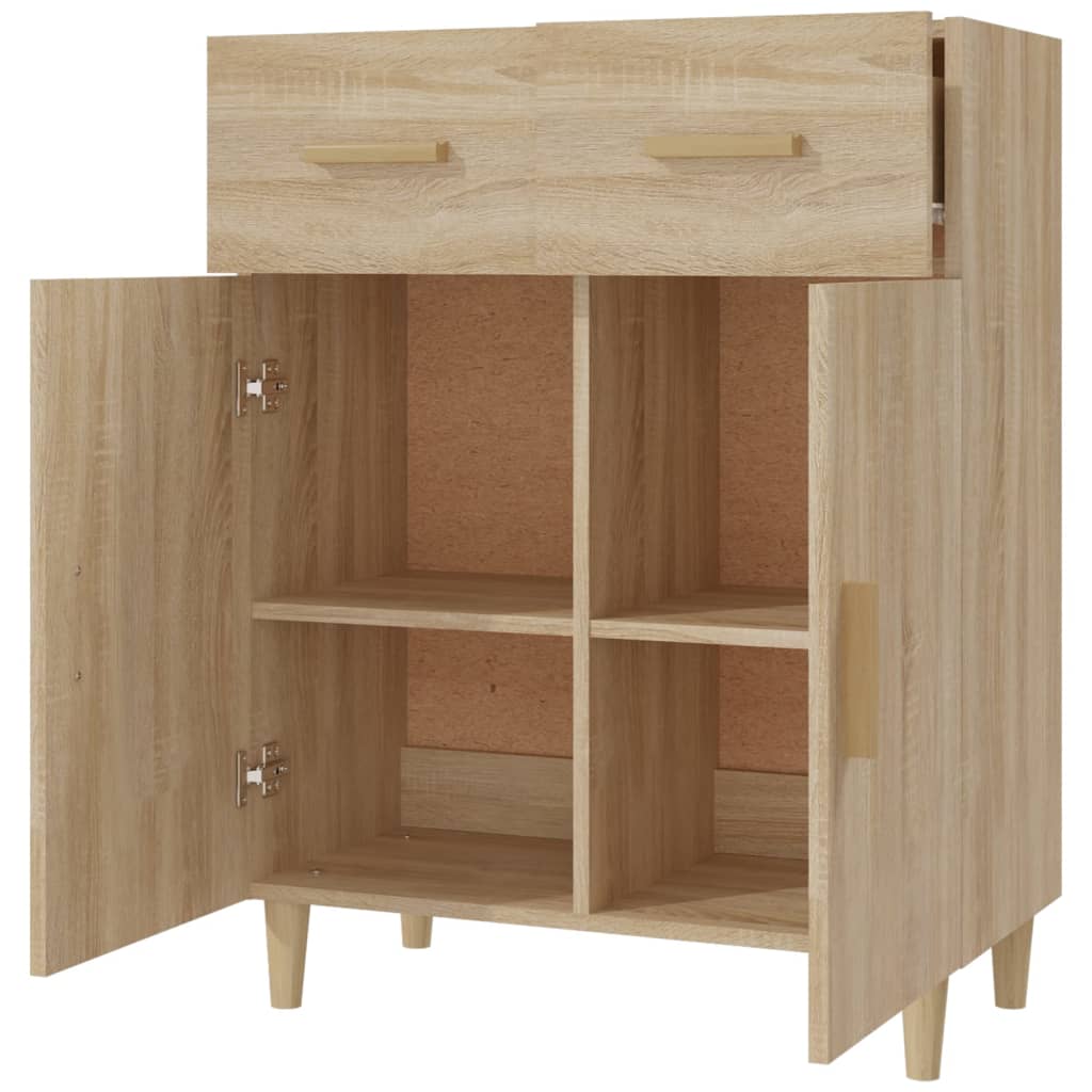 Skjenk sonoma eik 69,5x34x89 cm konstruert tre