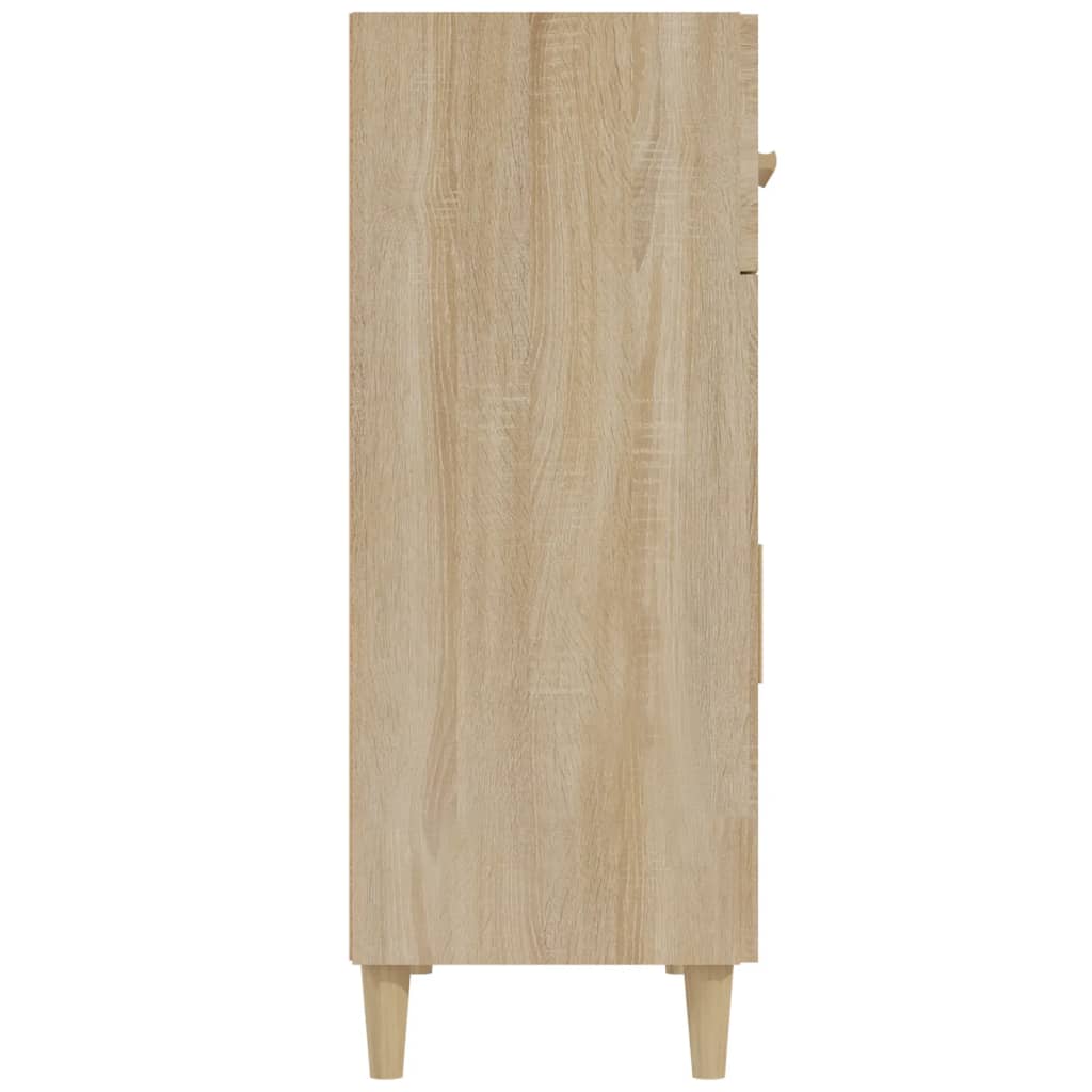 Skjenk sonoma eik 69,5x34x89 cm konstruert tre