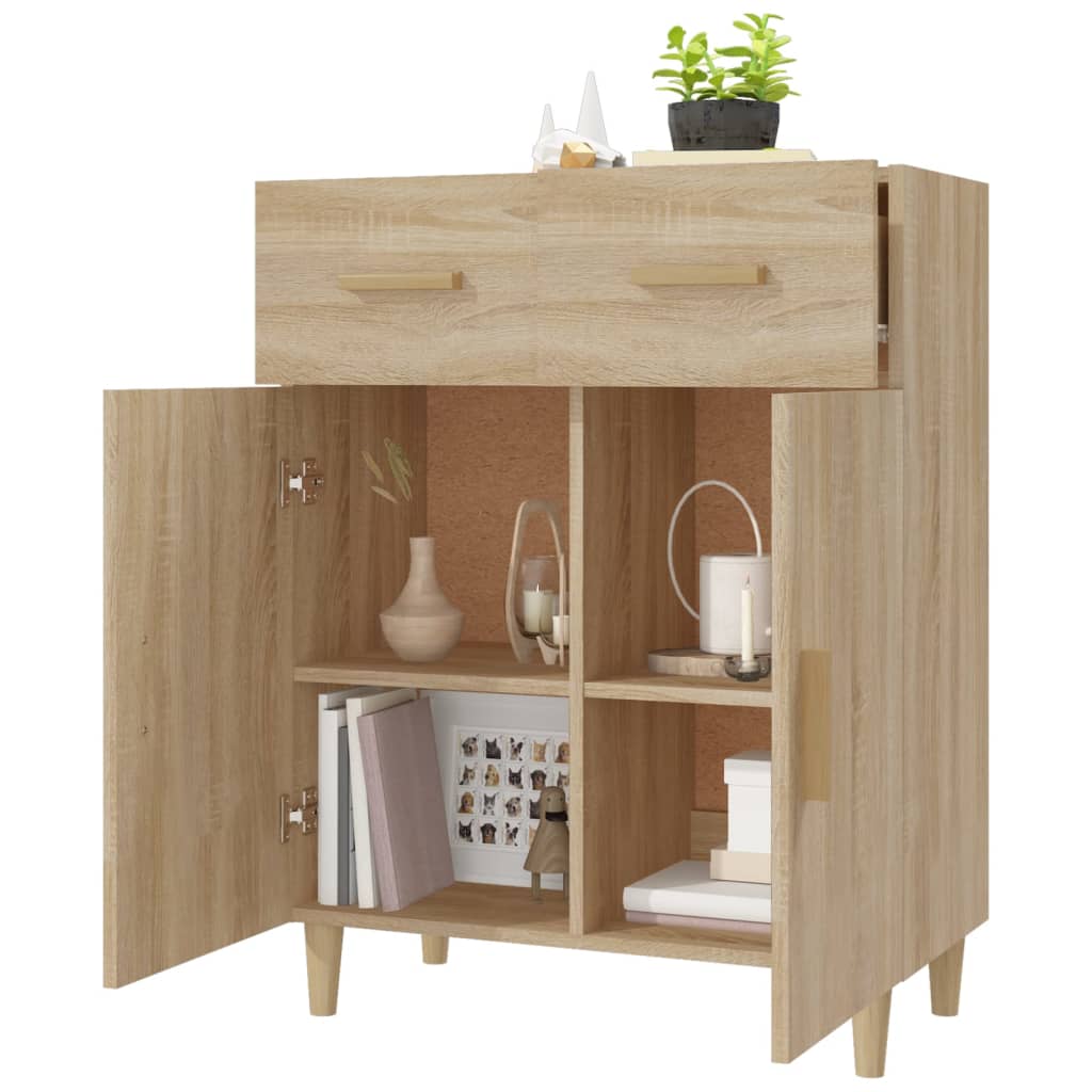 Skjenk sonoma eik 69,5x34x89 cm konstruert tre