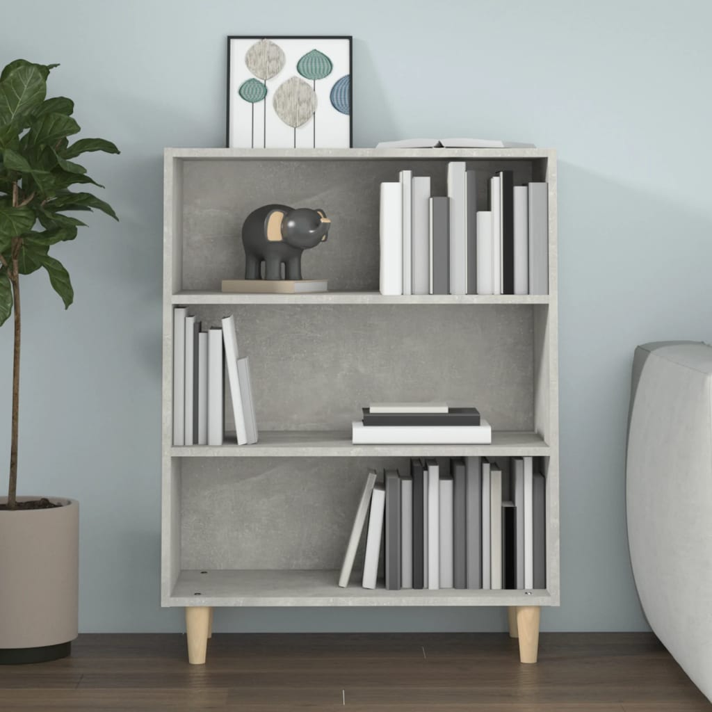 Skjenk betonggrå 69,5x32,5x90 cm konstruert tre