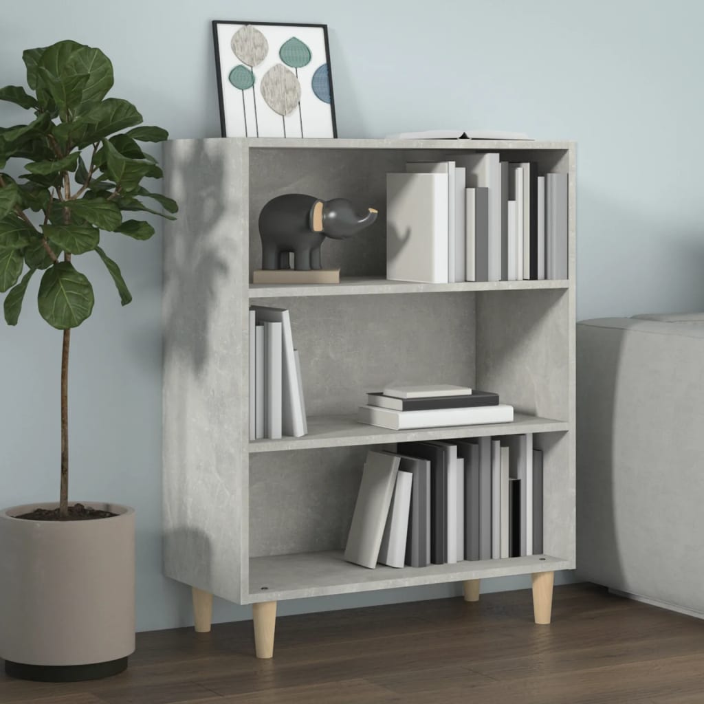 Skjenk betonggrå 69,5x32,5x90 cm konstruert tre