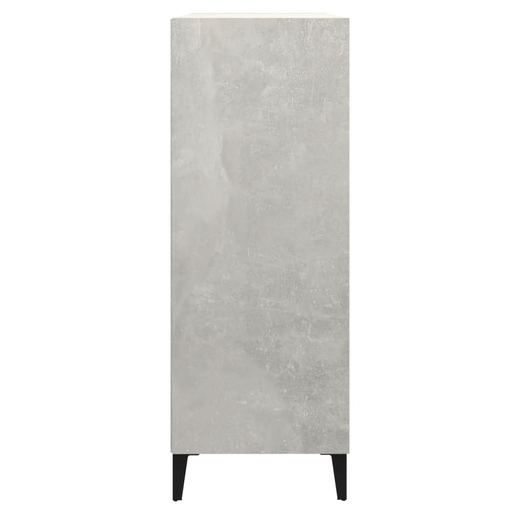 Skjenk betonggrå 69,5x32,5x90 cm konstruert tre