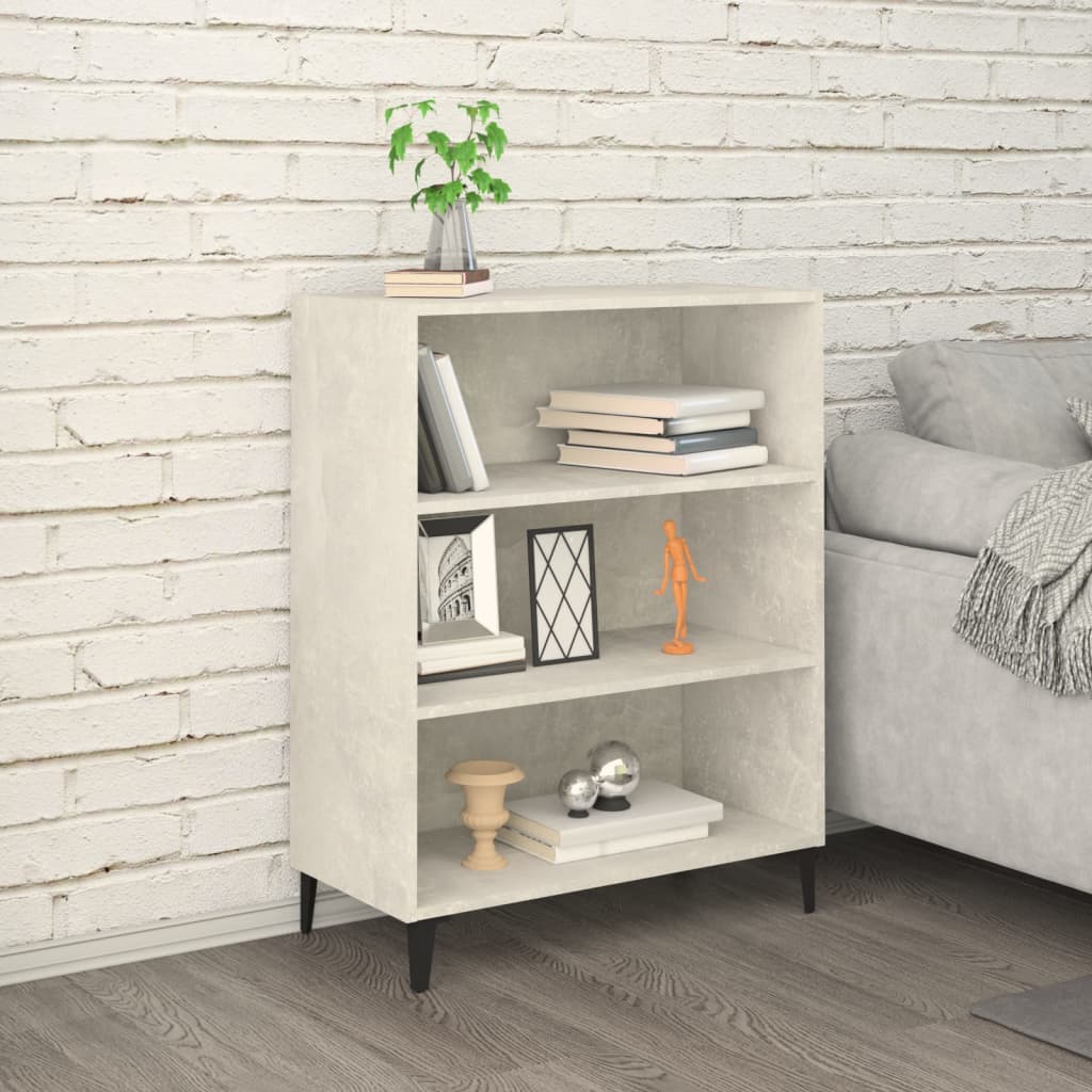 Skjenk betonggrå 69,5x32,5x90 cm konstruert tre