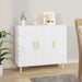 Skjenk hvit 90x34x80 cm konstruert tre