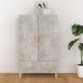 Highboard betonggrå 70x31x115 cm konstruert tre