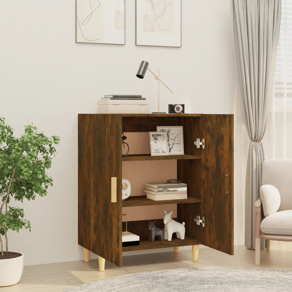 Skjenk røkt eik 70x34x90 cm konstruert tre