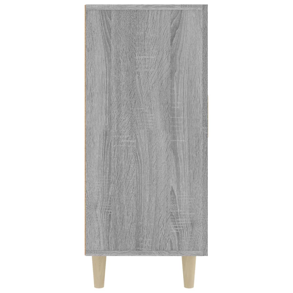 Skjenk grå sonoma 90x34x80 cm konstruert tre vidaXL