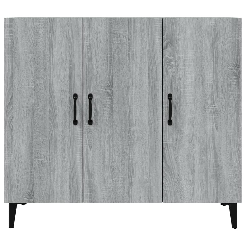 Skjenk grå sonoma 90x34x80 cm konstruert tre