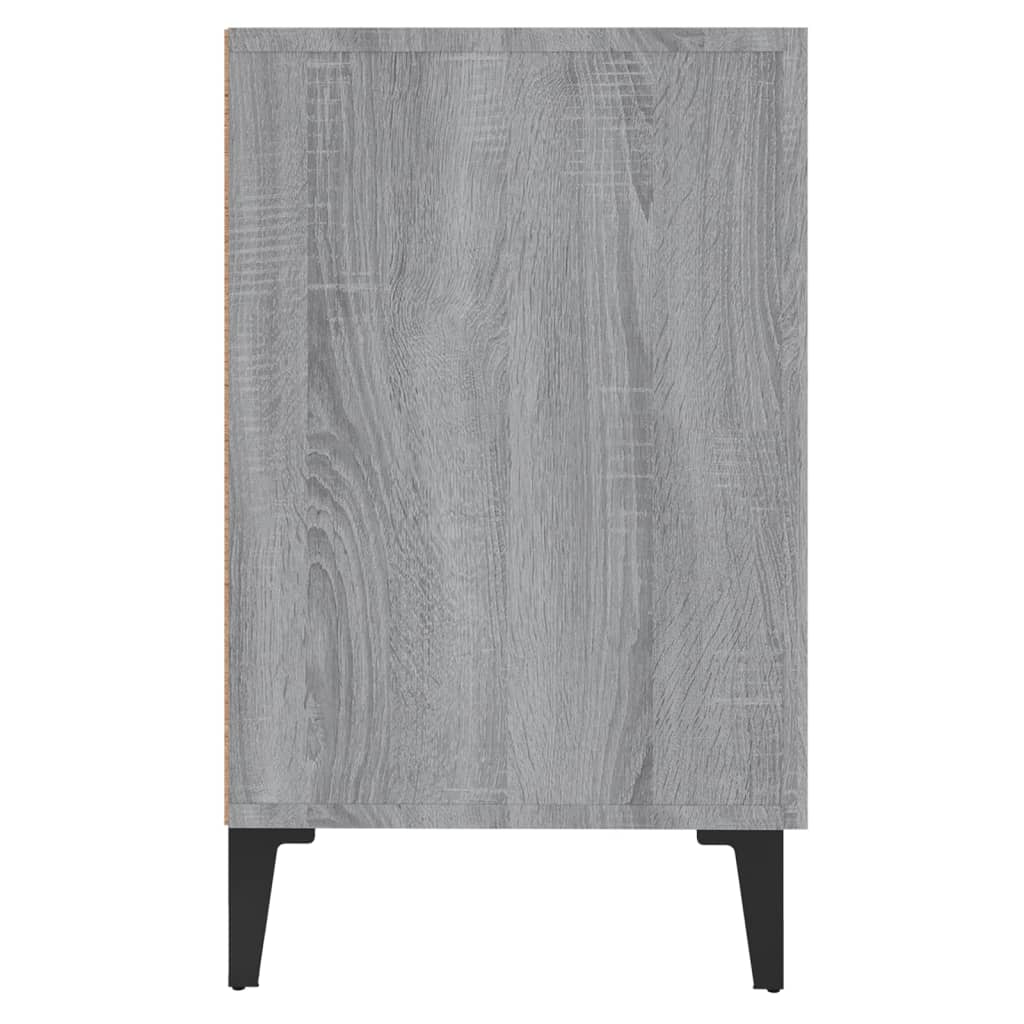 Skjenk grå sonoma 100x36x60 cm konstruert tre