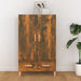 Highboard røkt eik 70x31x115 cm konstruert tre vidaXL