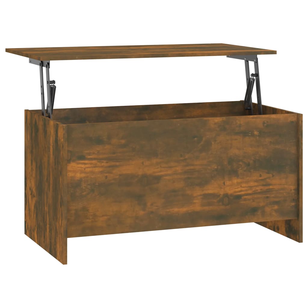 Salongbord røkt eik 102x55,5x52,5 cm konstruert tre