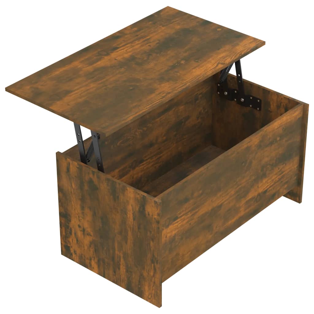 Salongbord røkt eik 102x55,5x52,5 cm konstruert tre