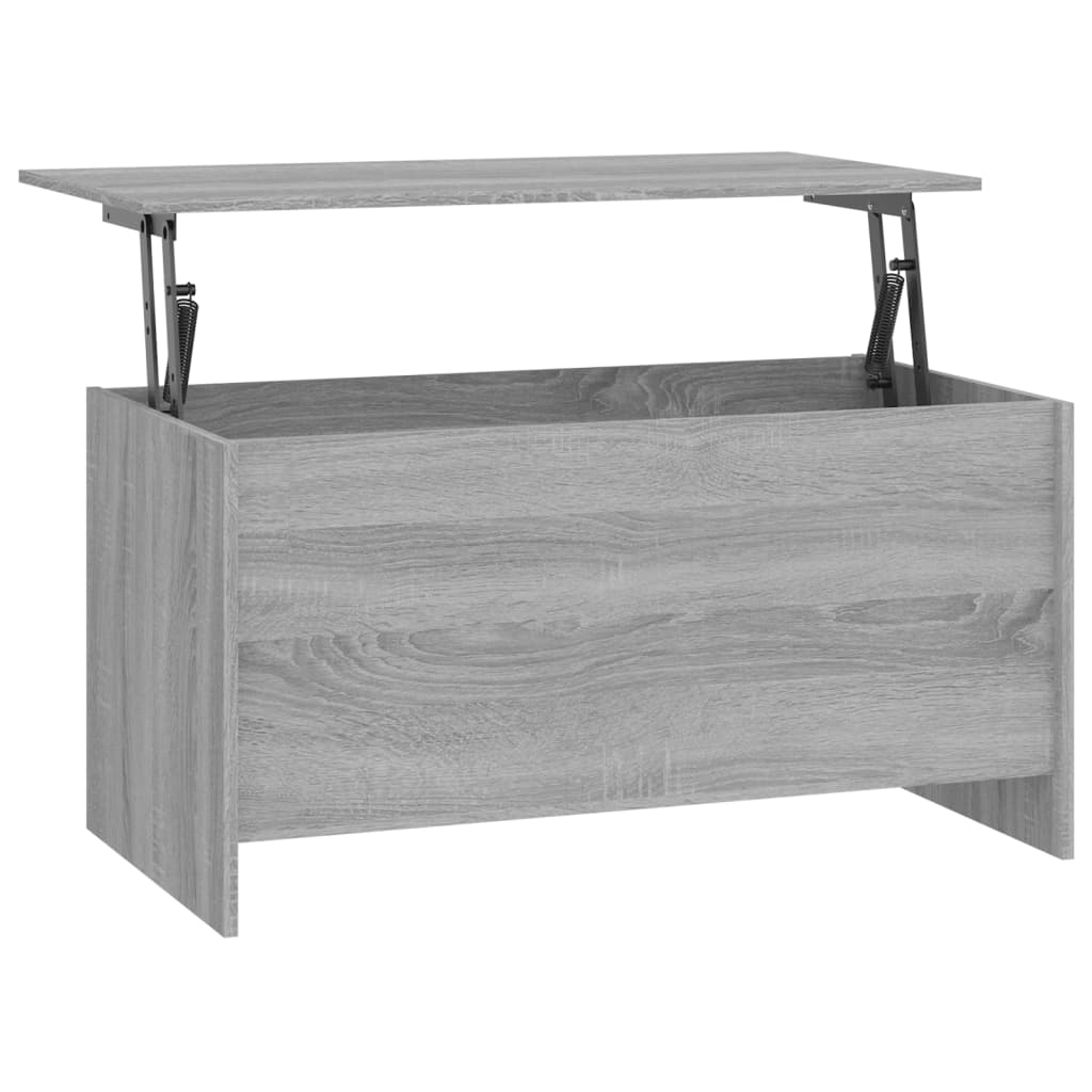 Salongbord grå sonoma 102x55,5x52,5 cm konstruert tre