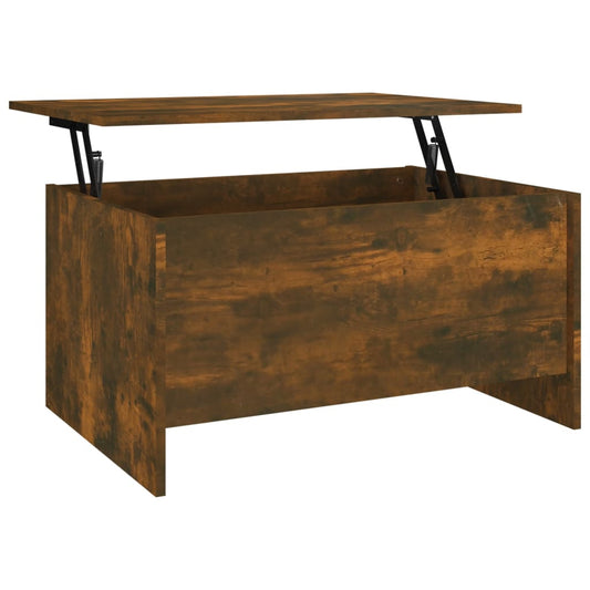 Salongbord røkt eik 80x55,5x41,5 cm konstruert tre