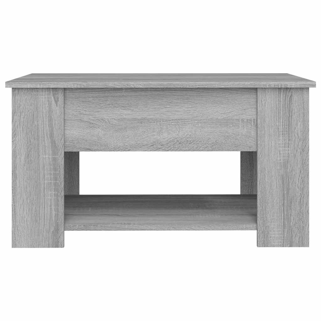 Salongbord grå sonoma 79x49x41 cm konstruert tre