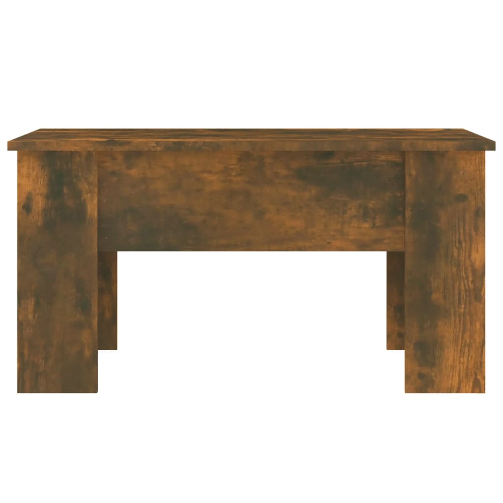 Salongbord røkt eik 79x49x41 cm konstruert tre