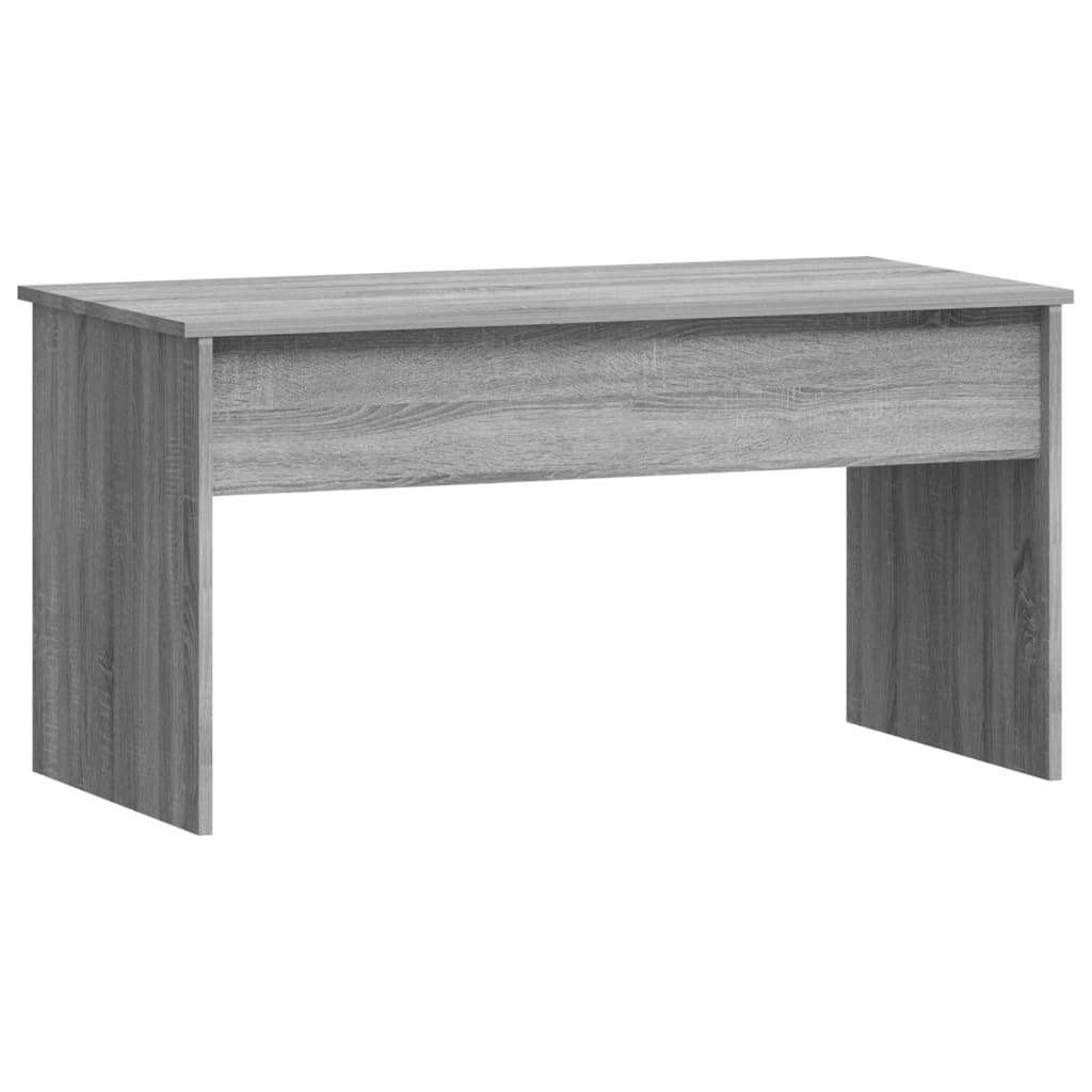 Salongbord grå sonoma 102x50,5x52,5 cm konstruert tre