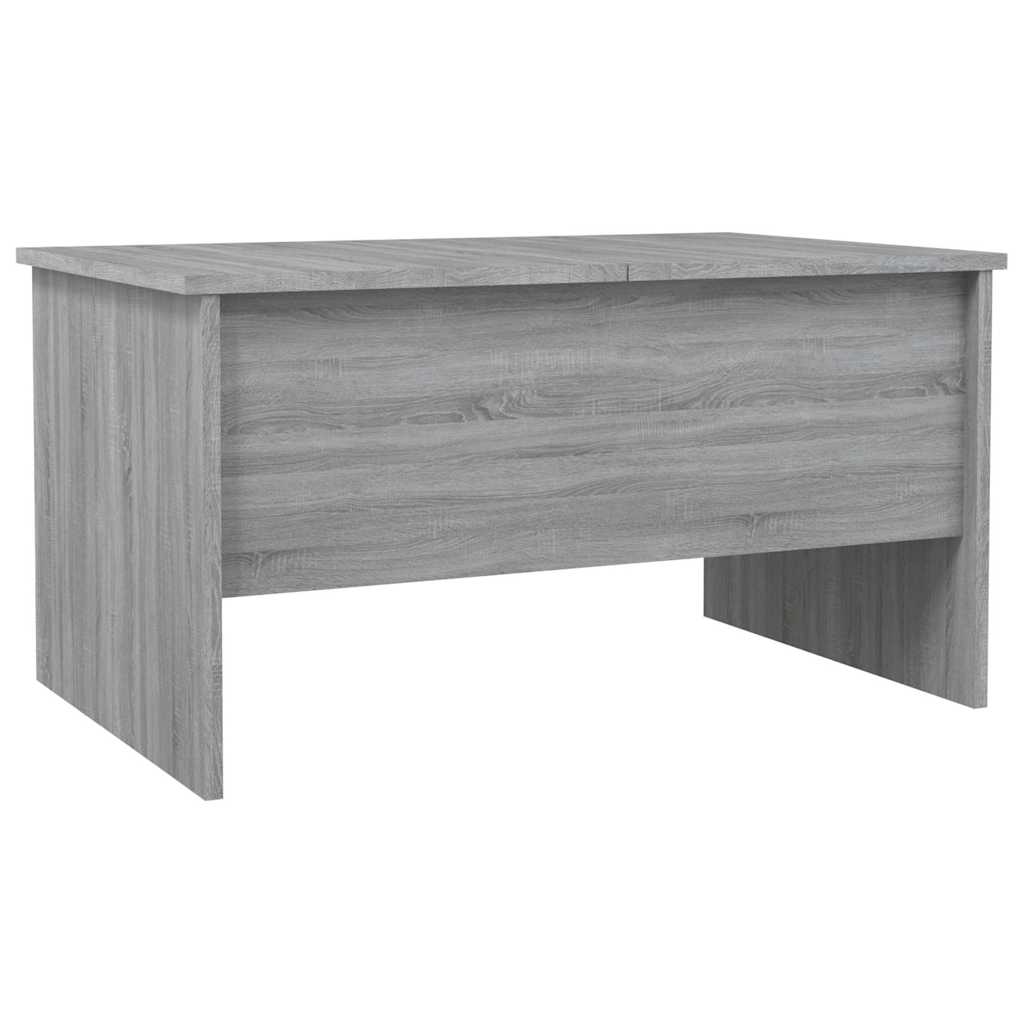 Salongbord grå sonoma 80x50x42,5 cm konstruert tre