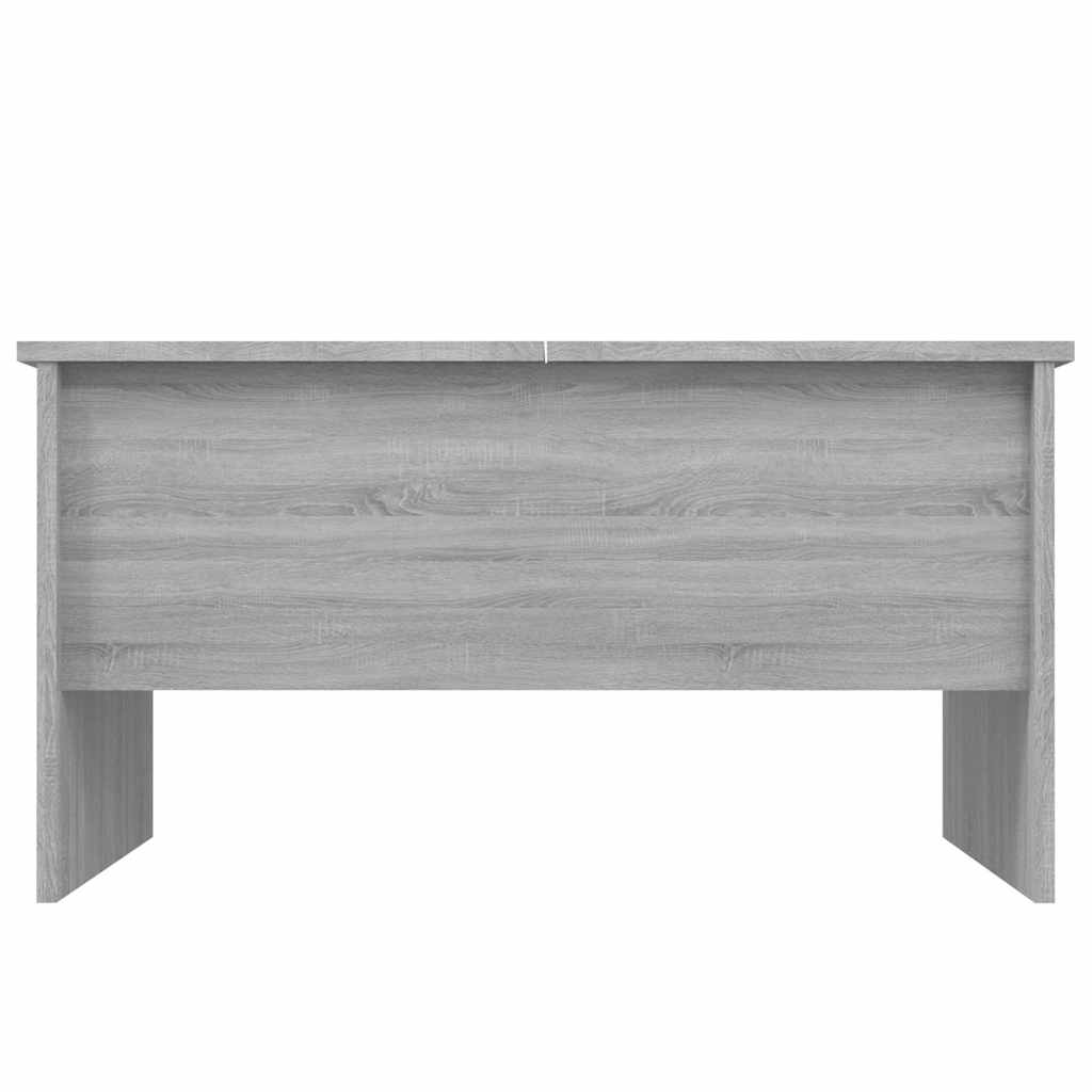 Salongbord grå sonoma 80x50x42,5 cm konstruert tre