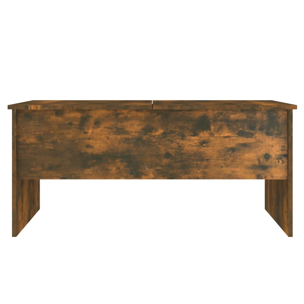 Salongbord røkt eik 102x50,5x46,5 cm konstruert tre