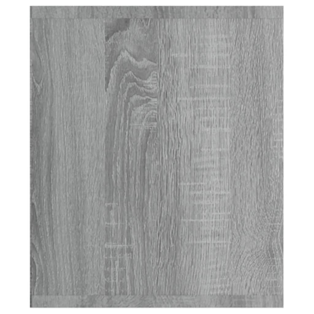 Bokhylle/TV-benk grå sonoma 36x30x143 cm konstruert tre