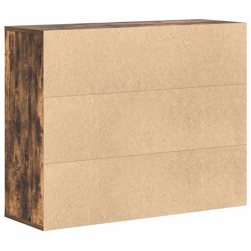 Skjenk røkt eik 88x30x70 cm konstruert tre