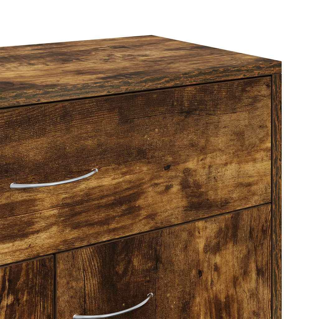 Skjenk røkt eik 60x30x75 cm konstruert tre