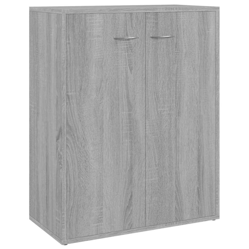 Skjenk grå sonoma 60x30x75 cm konstruert tre