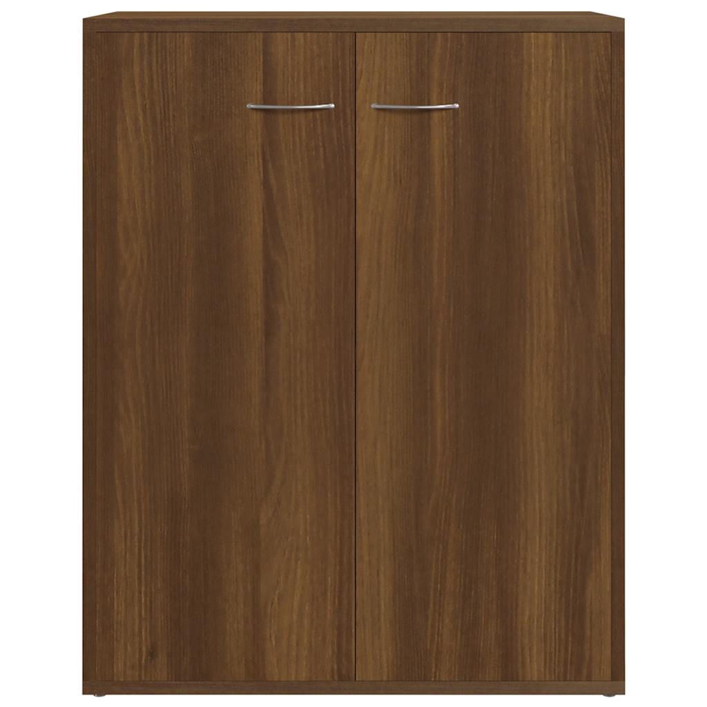 Skjenk brun eik 60x30x75 cm konstruert tre