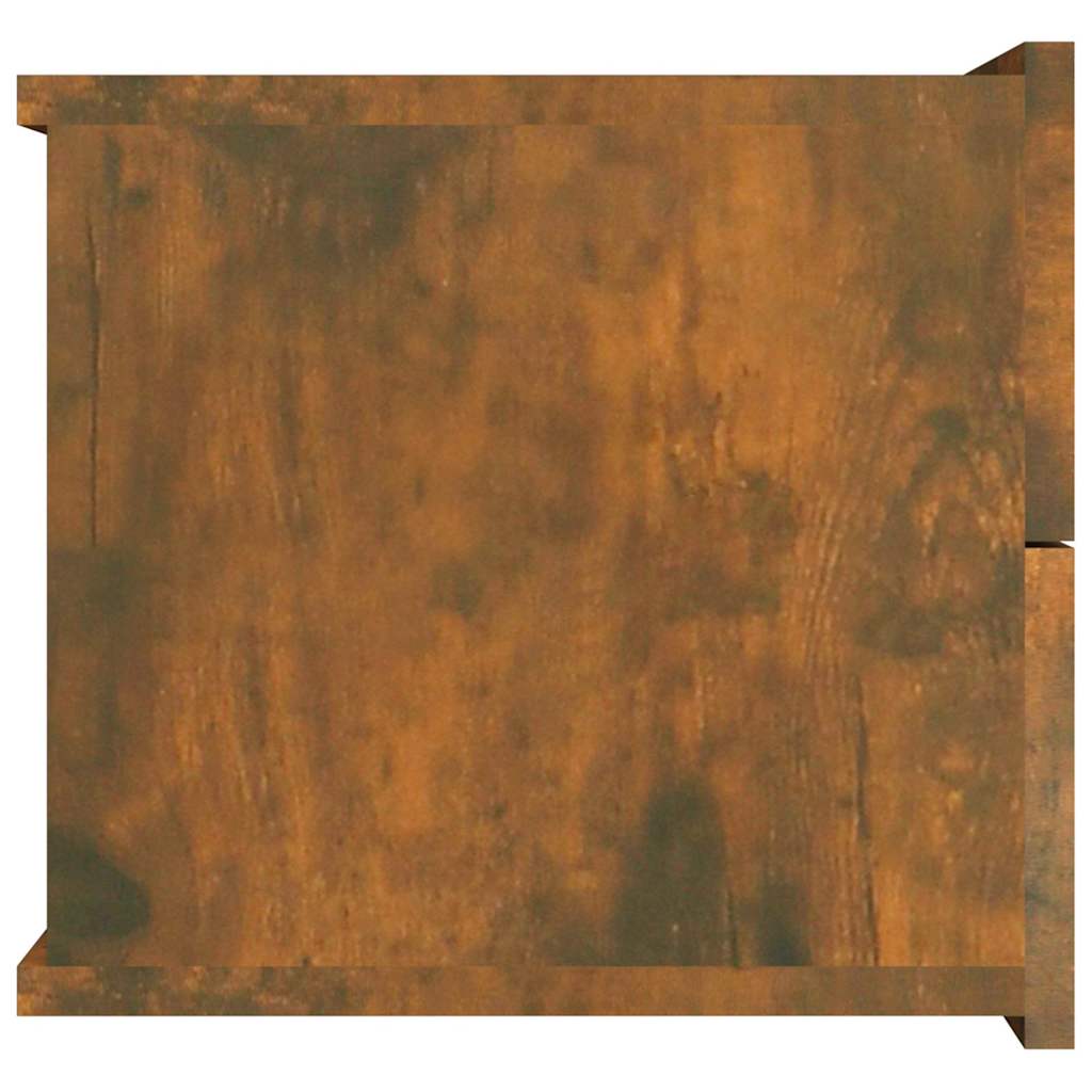Nattbord røkt eik 40x30x30 cm konstruert tre
