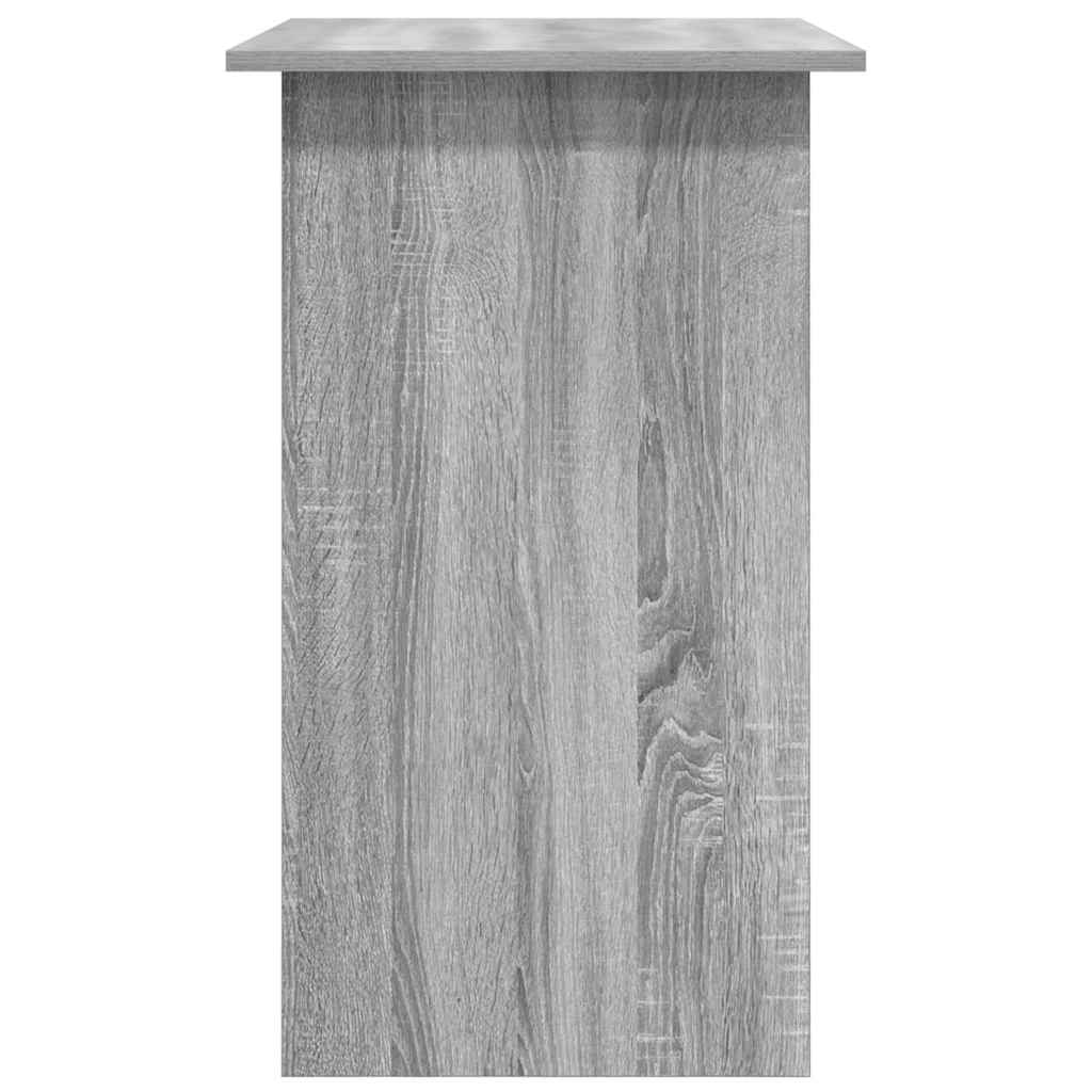 Skrivebord grå sonoma 80x45x74 cm konstruert tre