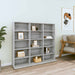 CD-skap grå sonoma 100x23x89,5 cm konstruert tre