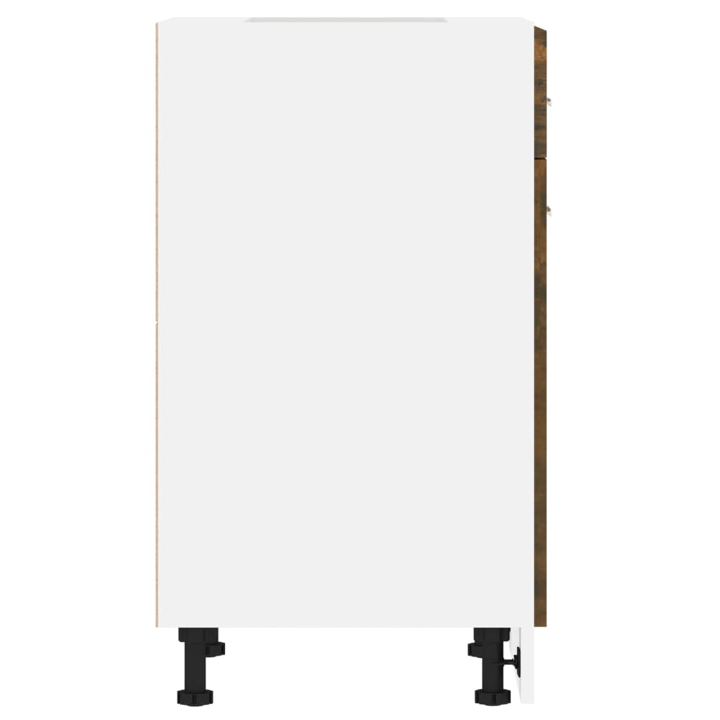 Underskap med skuff Lyon røkt eik 50x46x81,5 cm konstruert tre