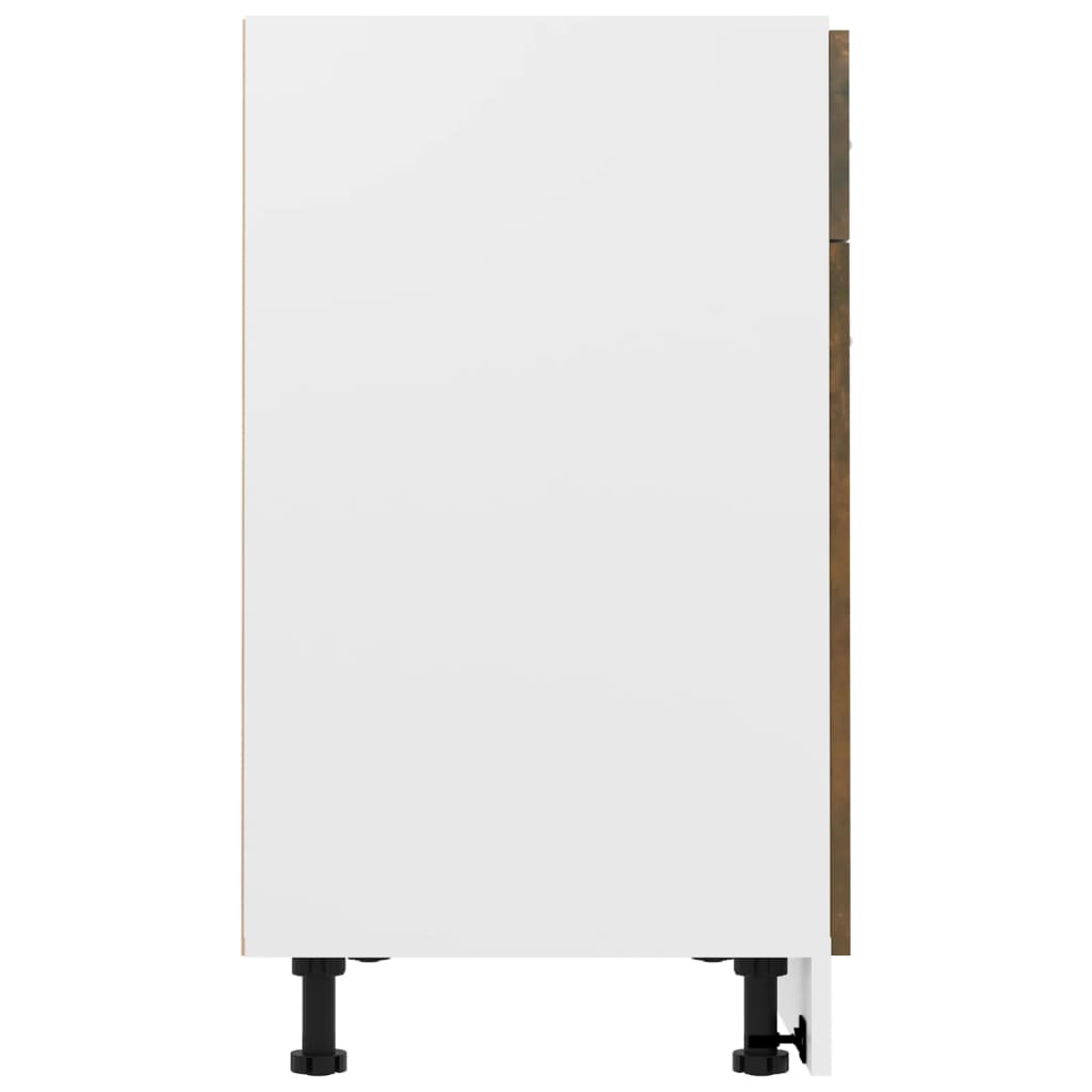 Underskap med skuff Lyon røkt eik 80x46x81,5 cm konstruert tre
