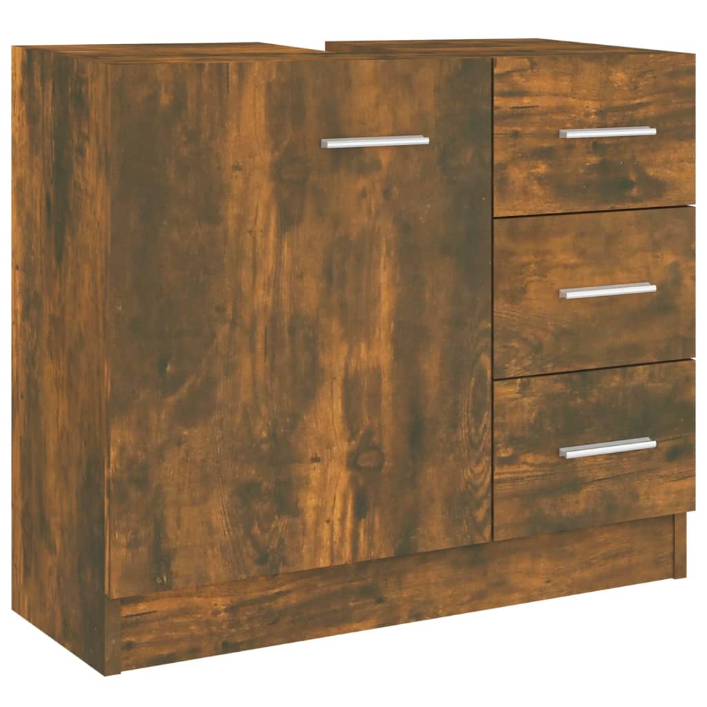 Servantskap røkt eik 63x30x54 cm konstruert tre