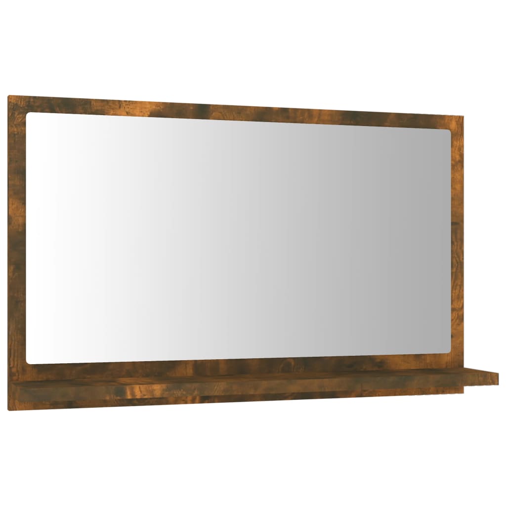 Baderomsspeil røkt eik 60x10,5x37 cm konstruert tre