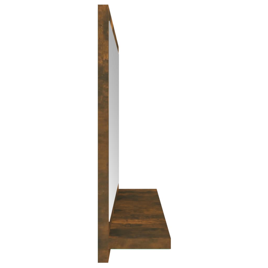 Baderomsspeil røkt eik 60x10,5x37 cm konstruert tre